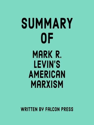 cover image of Summary of Mark R. Levin's American Marxism